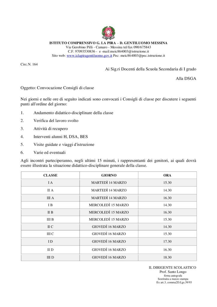 circolare 164-001